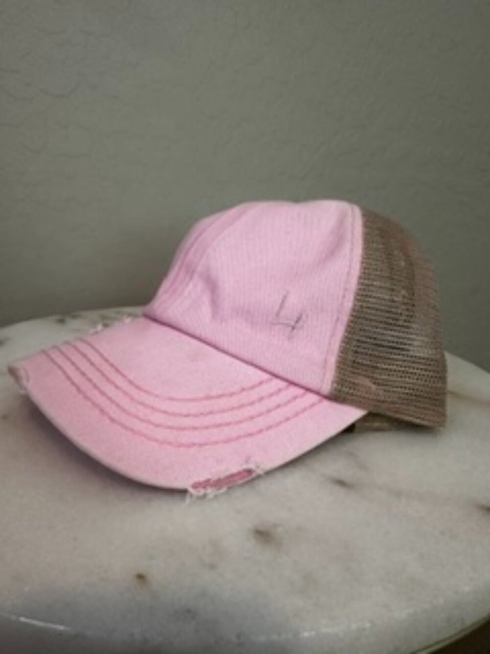 CC Hat with Open back for Ponytails